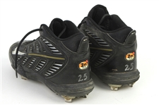 2000 Rafael Palmeiro Texas Rangers Signed & Inscribed Nike Game Worn Cleats (MEARS LOA/JSA)