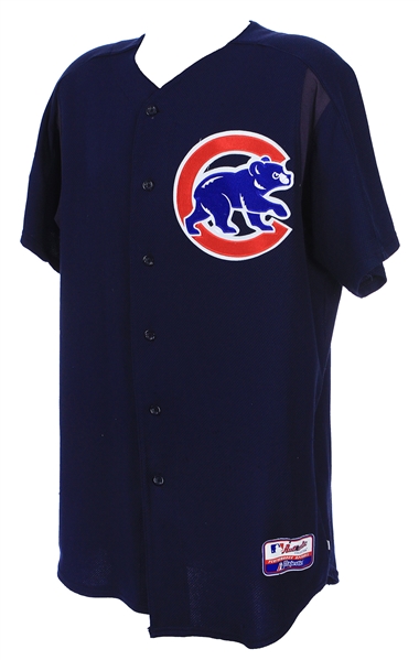 2004-06 Dick Pole Chicago Cubs Batting Practice Jersey (MEARS LOA)