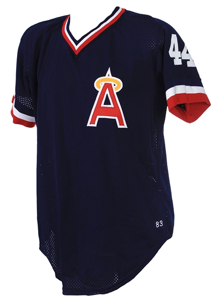 1983 Reggie Jackson California Angels Batting Practice Jersey (Retail)