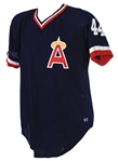 1983 Reggie Jackson California Angels Batting Practice Jersey (Retail)