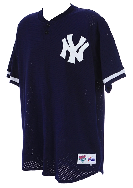 1993-96 Reggie Jackson New York Yankees Post Career Batting Practice Jersey (MEARS LOA)