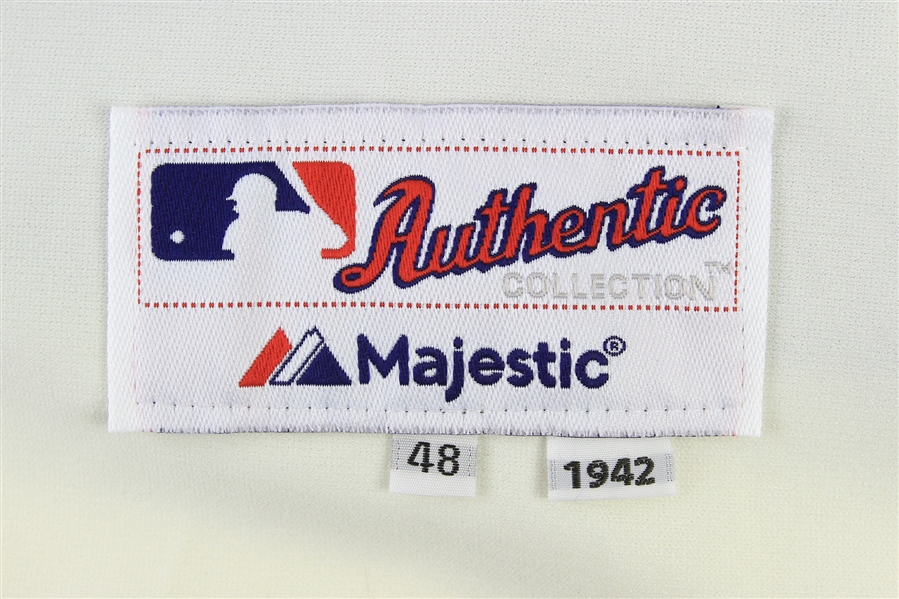 Lot Detail - 2014 (June 8) Gary Jones Chicago Cubs Game Worn 1942 Throwback Home Jersey Vest