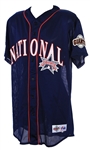 1997 Dusty Baker San Francisco Giants Signed & Inscribed All Star Game Batting Practice Jersey (MEARS LOA/JSA)