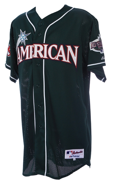 2001 Juan Gonzalez Cleveland Indians Signed & Inscirbed All Star Game Batting Practice Jersey (MEARS LOA/JSA)