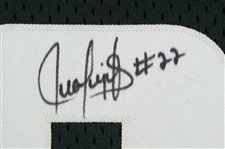2001 Juan Gonzalez Cleveland Indians Signed & Inscirbed All Star Game Batting Practice Jersey (MEARS LOA/JSA)