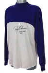 2003 Rafael Palmeiro Texas Rangers Signed & Inscribed Game Worn Undershirt (MEARS LOA/JSA)