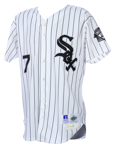 1999 Jerry Manuel Chicago White Sox Signed All Star Game Jersey (MEARS LOA/JSA)