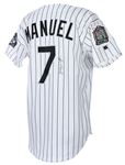 1999 Jerry Manuel Chicago White Sox Signed All Star Game Jersey (MEARS LOA/JSA)
