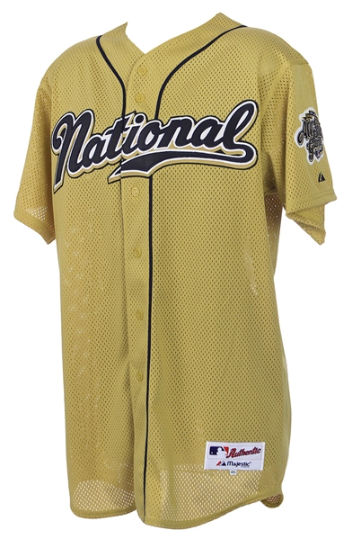 2002 Luis Castillo Florida Marlins Signed All Star Game Batting Practice Jersey (MEARS LOA/JSA/MLB Hologram)