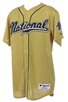 2002 Luis Castillo Florida Marlins Signed All Star Game Batting Practice Jersey (MEARS LOA/JSA/MLB Hologram)