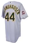 2000 Jason Insringhausen Oakland Athletics Signed All Star Game Jersey (MEARS LOA/JSA)