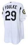 2003 Kieth Foulke Oakland Athletics Signed All Star Game Batting Practice Jersey (MEARS LOA/JSA/MLB Hologram)