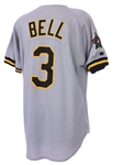 1993 Jay Bell Pittsburgh Pirates Signed All Star Game Jersey (MEARS A10/JSA/MLB Letter)