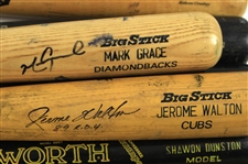 1985-2002 Chicago Cubs Professional Model Game Used Bat Collection - Lot of 10 w/ 2 Signed Including Mark Grace, Jerome Walton & More (MEARS LOA/JSA)
