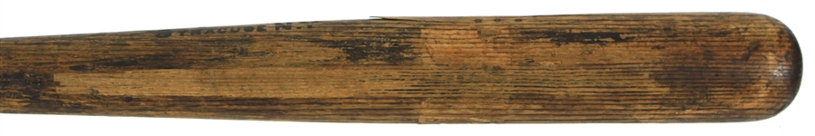 1920s Kren Special Sidewritten Professional Model Game Used Bat (MEARS LOA) 