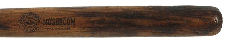 1900-10 AG Spalding & Bros 34" Mushroom Bat