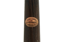 1880s EARLY H&B Factory Turned Ringed Handle H&B Louisville Slugger Bat (MEARS LOA / Louisville Slugger Museum Auction)