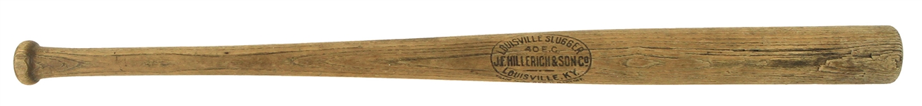 1911-16 Eddie Collins JF Hillerich & Son Co. 40 EC Louisville Slugger Store Model Bat