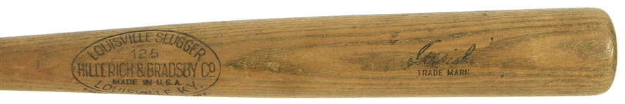 1929-31 Ad Liska Washington Senators H&B Louisville Slugger Professional Model Game Used Bat (MEARS A6.5)
