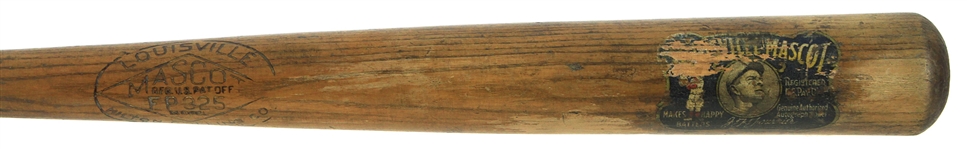 1922 Jack Fournier Mascot Store Model FP325 Decal Bat 