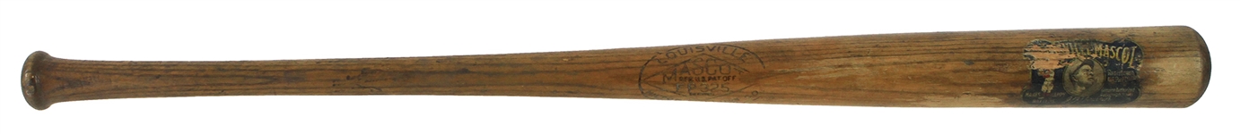 1922 Jack Fournier Mascot Store Model FP325 Decal Bat 