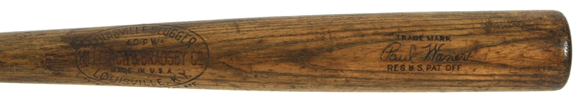 1931 Paul Waner H&B Louisville Slugger 40PW Sidewritten Store Model Bat 