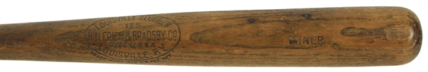 1927 Art Miner/Ivey Wingo H&B Louisville Slugger Professional Model Sidewritten Bat (MEARS A8.5)