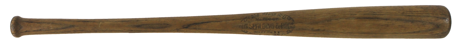 1920's AG Spalding & Bros Case Hardened Store Model Baseball Bat