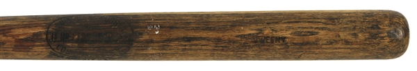 1911-16 Sweeny Sidewritten JF Hillerich & Son Co. Professional Model Game Used Bat (MEARS LOA)