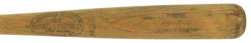 1967 Roger Maris St. Louis Cardinals H&B Louisville Slugger Professional Model Game Used Bat (MEARS A8)