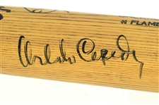 1972 Orlando Cepeda Vida Blue Oakland Athletics Signed Adirondack Bat (JSA)
