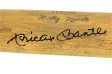 1965-68 Mickey Mantle New York Yankees Signed H&B Louisville Slugger Bat (PSA/DNA)