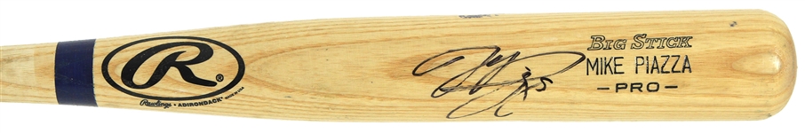 2003 Mike Piazza New York Mets Signed Rawlings Adirondack Professional Model Bat (MEARS LOA/JSA)