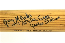 1977 Jerry Morales Chicago Cubs Signed & Inscribed H&B Louisville Slugger Professional Model All Star Game Bat (MEARS A8/JSA)