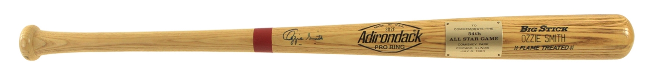 1983 Ozzie Smith St. Louis Cardinals Signed Adirondack All Star Game Bat (JSA)