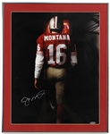 1990s Joe Montana San Francisco 49ers Signed 18" x 22" Framed Photo (JSA/Upper Deck Hologram)