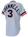 1993 Alan Trammell Detroit Tigers Game Worn Road Jersey (MEARS A10)