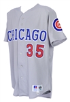 1992-93 Chuck McElroy Chicago Cubs Game Worn Road Jersey (MEARS LOA)