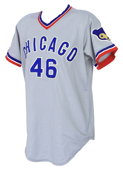 1972 Juan Pizarro Chicago Cubs Game Worn Road Jersey (MEARS A9) One Year Only Style