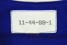 1998 Jose Nieves Chicago Cubs Alternate Jersey (MEARS LOA)