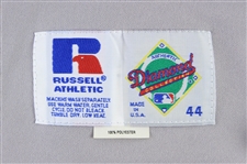 1995 Jim Riggleman Chicago Cubs Signed All Star Game Worn Road Jersey (MEARS LOA/JSA/MLBPA Letter)