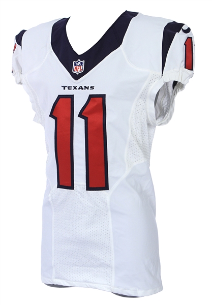 2016 Jaelen Strong Houston Texans Game Worn Road Jersey (MEARS LOA)