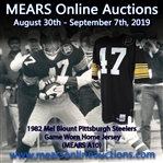 1982 Mel Blount Pittsburgh Steelers Game Worn Home Jersey (MEARS A10)