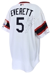 2003 Carl Everett Chicago White Sox Signed Game Worn 1983 Throwback Uniform (MEARS LOA/JSA) 