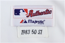 2003 Carl Everett Chicago White Sox Signed Game Worn 1983 Throwback Uniform (MEARS LOA/JSA) 