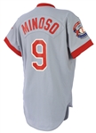 1980's Minnie Minoso Chicago White Sox Signed American League Cracker Jack Old Timers Baseball Classic Uniform (MEARS LOA/JSA)