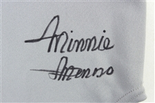 1980's Minnie Minoso Chicago White Sox Signed American League Cracker Jack Old Timers Baseball Classic Uniform (MEARS LOA/JSA)