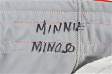 1980's Minnie Minoso Chicago White Sox Signed American League Cracker Jack Old Timers Baseball Classic Uniform (MEARS LOA/JSA)