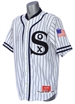 1990 (July 11) Lance Johnson Chicago White Sox Signed Game Worn 1917 Throwback Home Uniform (MEARS LOA/JSA)