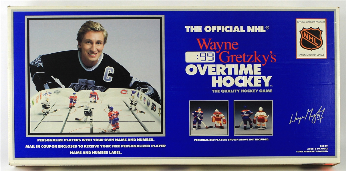 1990 Wayne Gretzky Los Angeles Kings Overtime Hockey Table Top Game In Original Box